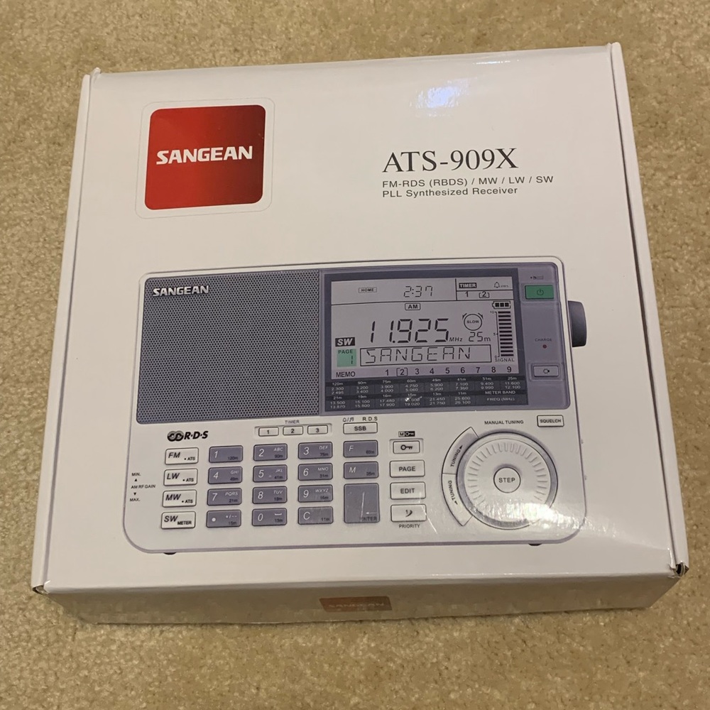 Sangean ATS-909X PLL Synthesized Receiver